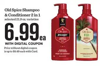 Mariano's Old Spice Shampoo & Conditioner 2 in 1 offer
