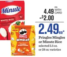 Mariano's Pringles Mingles or Minute Rice offer