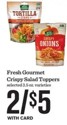 Mariano's Fresh Gourmet Crispy Salad Toppers offer