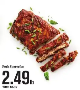 Mariano's Pork Spareribs offer