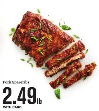 Mariano's Pork Spareribs offer