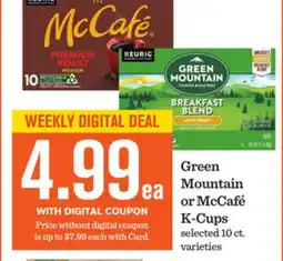 Mariano's Green Mountain or McCafé K-Cups offer