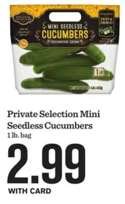 Mariano's Private Selection Mini Seedless Cucumbers offer