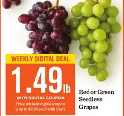 Mariano's Red or Green Seedless Grapes offer