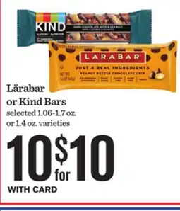 Mariano's Lärabar or Kind Bars offer