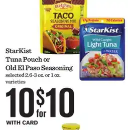 Mariano's StarKist Tuna Pouch or Old El Paso Seasoning offer