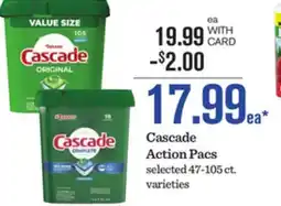 Mariano's Cascade Action Pacs offer