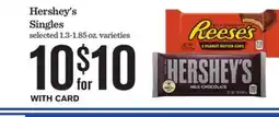 Mariano's Hershey's Singles offer