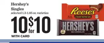 Mariano's Hershey's Singles offer
