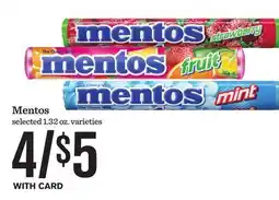 Mariano's Mentos offer