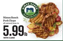 Mariano's Niman Ranch Pork Chops offer