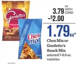 Mariano's Chex Mix or Gardetto's Snack Mix offer
