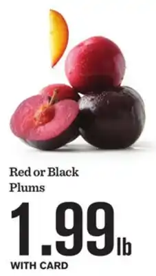 Mariano's Red or Black Plums offer