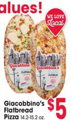 Jewel-Osco Giacobbino's Flatbread Pizza offer