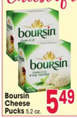 Jewel-Osco Boursin Cheese Pucks offer