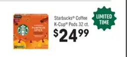 Jewel-Osco Starbucks Coffee K-Cup Pods offer