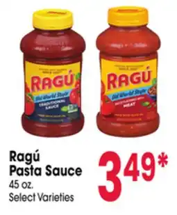 Jewel-Osco Ragú Pasta Sauce offer