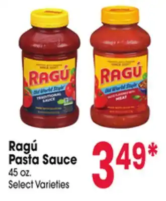 Jewel-Osco Ragú Pasta Sauce offer