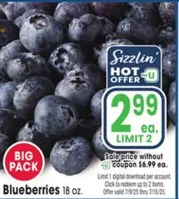Jewel-Osco Blueberries offer