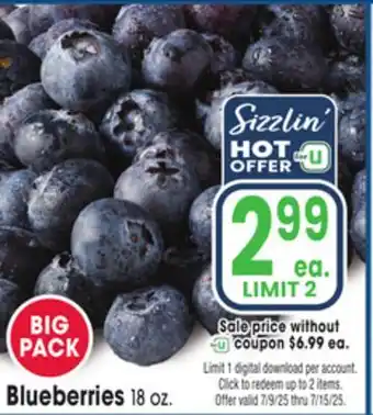 Jewel-Osco Blueberries offer