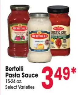 Jewel-Osco Bertolli Pasta Sauce offer