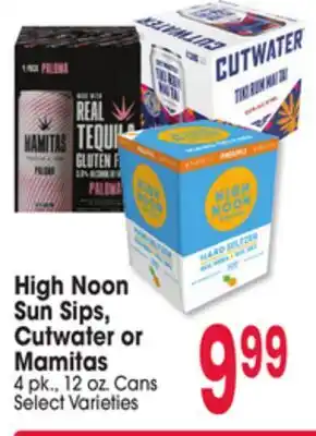 Jewel-Osco High Noon Sun Sips, Cutwater or Mamitas offer