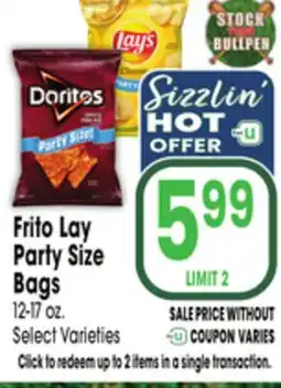 Jewel-Osco Frito Lay Party Size Bags offer