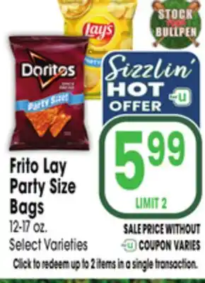 Jewel-Osco Frito Lay Party Size Bags offer