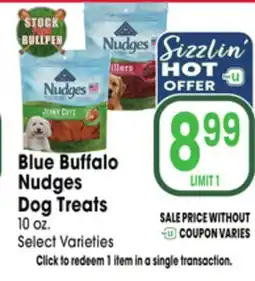 Jewel-Osco Blue Buffalo Nudges Dog Treats offer