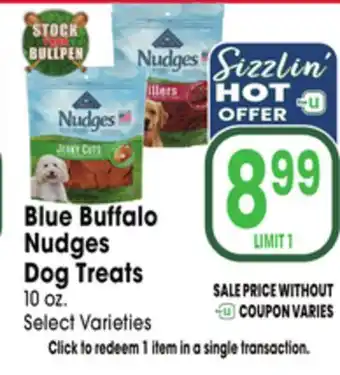Jewel-Osco Blue Buffalo Nudges Dog Treats offer