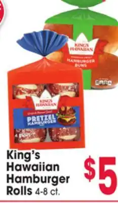 Jewel-Osco King's Hawaiian Hamburger Rolls offer