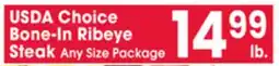 Jewel-Osco USDA Choice Bone-In Ribeye Steak offer