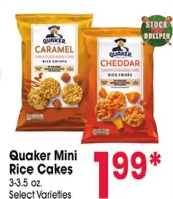 Jewel-Osco Quaker Mini Rice Cakes offer