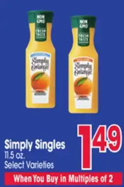 Jewel-Osco Simply Singles offer
