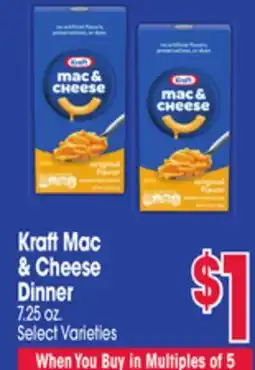 Jewel-Osco Kraft Mac & Cheese Dinner offer