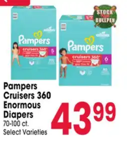 Jewel-Osco Pampers Cruisers 360 Enormous Diapers offer