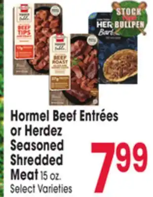 Jewel-Osco Hormel Beef Entrées or Herdez Seasoned Shredded Meat offer