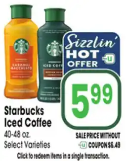 Jewel-Osco Starbucks Iced Coffee offer