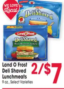 Jewel-Osco Land O Frost Deli Shaved Deli Shaved Lunchmeats offer