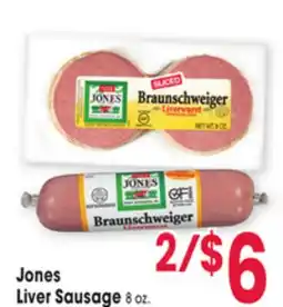 Jewel-Osco Jones Liver Sausage offer