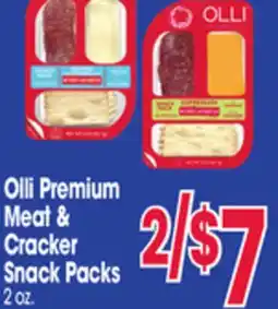Jewel-Osco Olli Premium Meat & Cracker Snack Packs offer