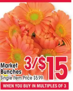 Jewel-Osco Market Bunches offer