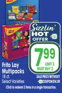 Jewel-Osco Frito Lay Multipacks offer