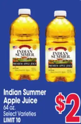Jewel-Osco Indian Summer Apple Juice offer