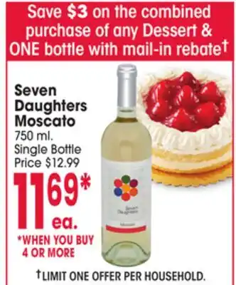 Jewel-Osco Seven Daughters Moscato offer