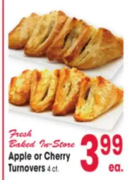 Jewel-Osco Cherry Apple or Cherry Turnovers offer