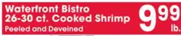 Jewel-Osco Waterfront Bistro 26-30 ct. Cooked Shrimp offer