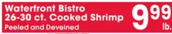 Jewel-Osco Waterfront Bistro 26-30 ct. Cooked Shrimp offer