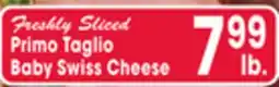 Jewel-Osco Primo Taglio Baby Swiss Cheese offer