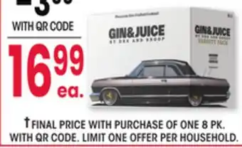 Jewel-Osco Gin & Juice Variety Pack offer